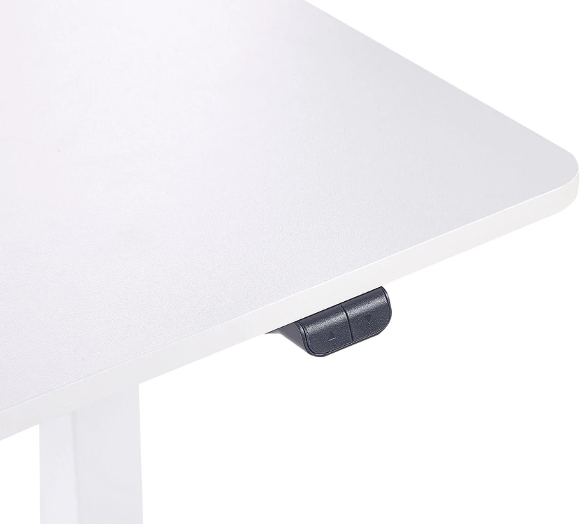 Beliani Elektriškai reguliuojamas rašomasis stalas GRIFTON, baltas, 120x60 cm