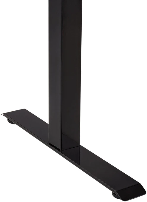 Beliani Elektriškai reguliuojamas stalas DESTINES juodas 120 cm 72 cm