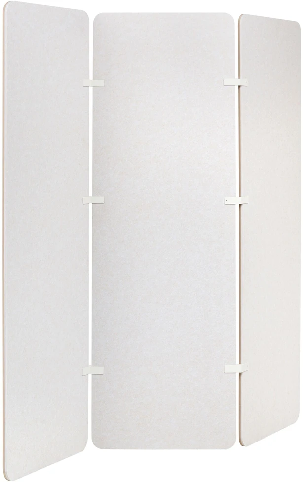 Beliani FUTURA kambario pertvara 180 × 180 cm, smėlio spalvos