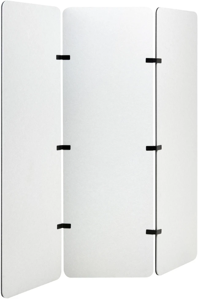 Beliani FUTURA tamsiai pilka pertvara 180 × 180 cm