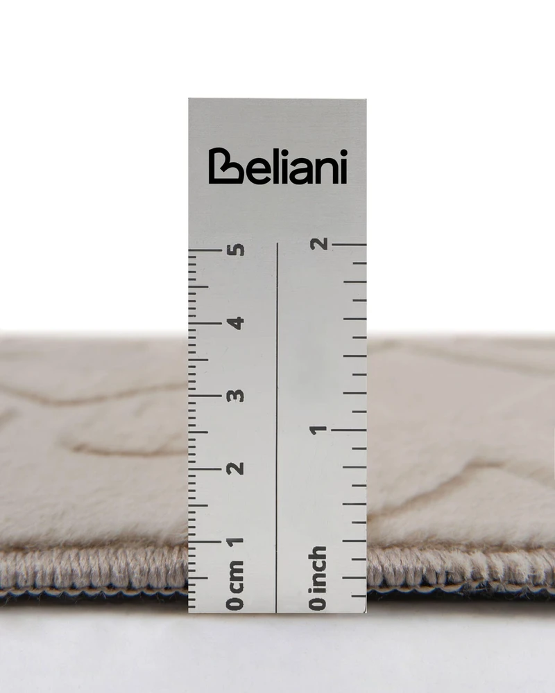 Beliani GANNETT smėlio spalvos kilimas, 160 x 160 cm