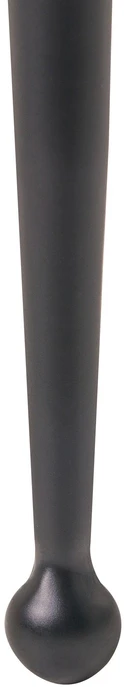 Beliani Gėlių stovas LEIKA, 33 cm, metalinis, juodas