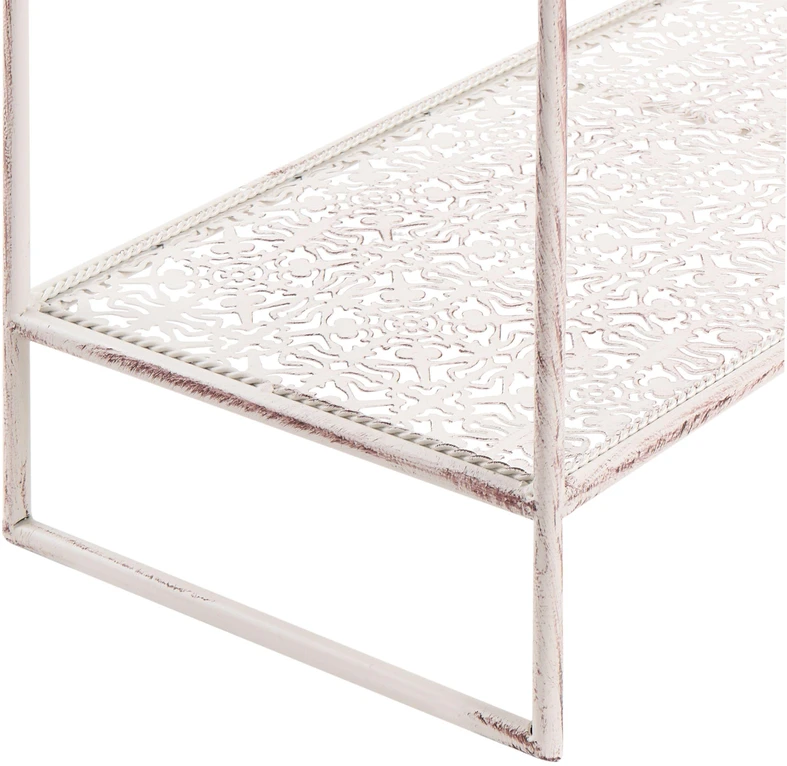 Beliani Gėlių stovas LUPINE 62 cm smėlio spalvos metalinis
