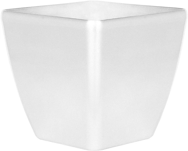 Beliani Gėlių vazonai ASTRAS 35 cm, sidabriniai
