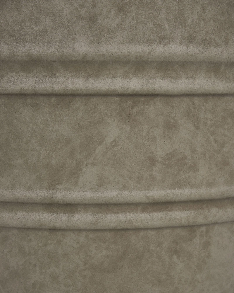 Beliani Gėlių vazonas AGISTRI 46 cm smėlio spalvos