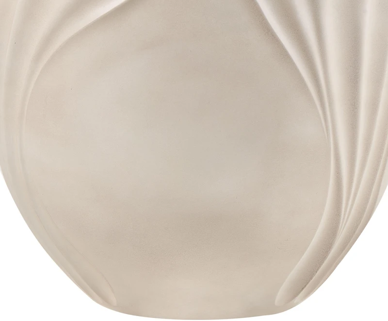 Beliani Gėlių vazonas ARPONE 44 cm smėlio spalvos