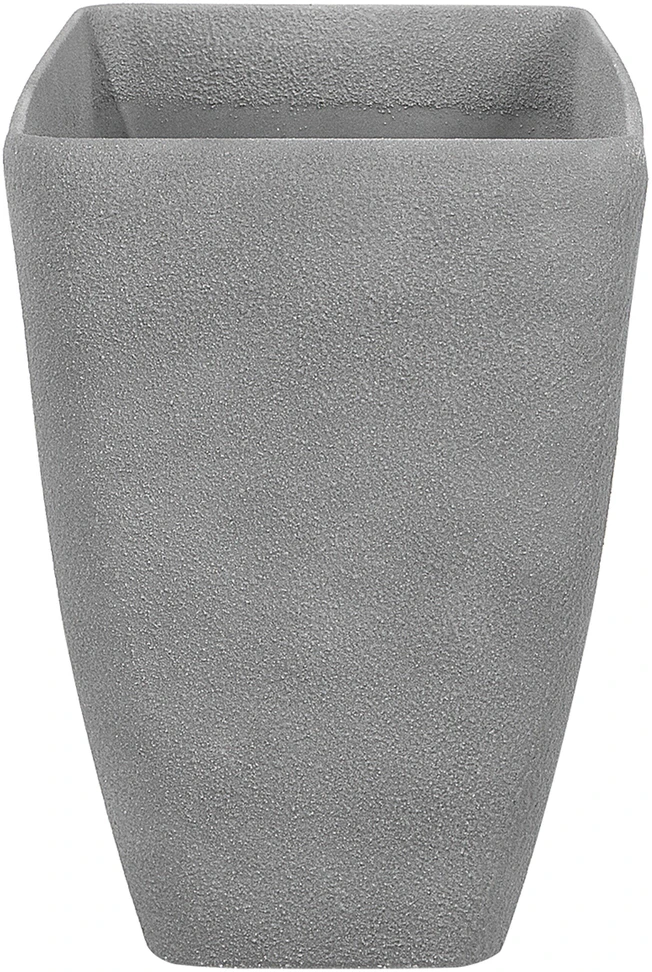 Beliani Gėlių vazonas BARIS 74 cm pilkas