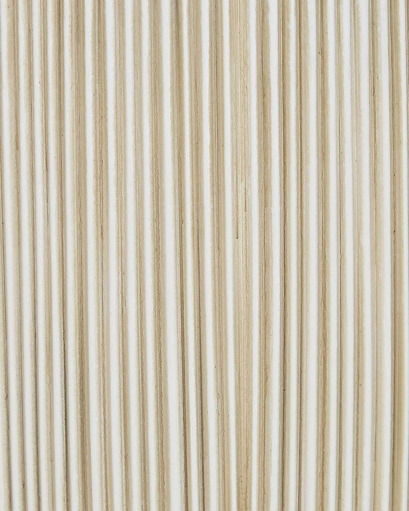 Beliani Gėlių vazonas CHIOS 37 cm smėlio spalvos