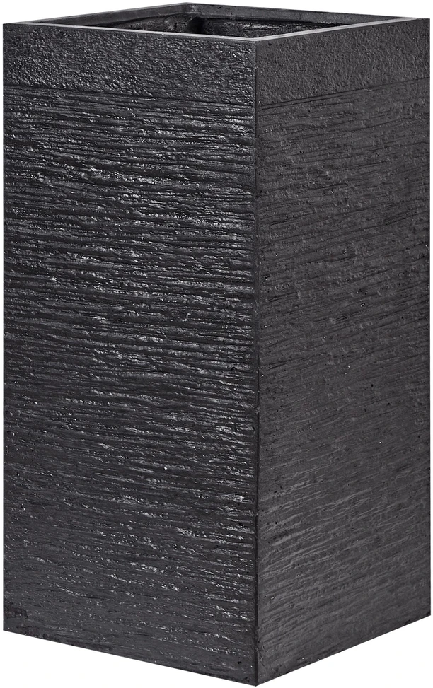 Beliani Gėlių vazonas DION 40 cm juodas