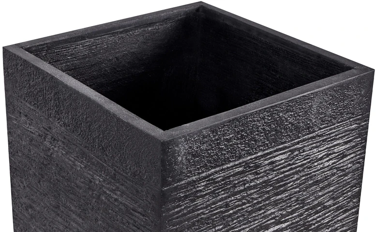 Beliani Gėlių vazonas DION 40 cm juodas