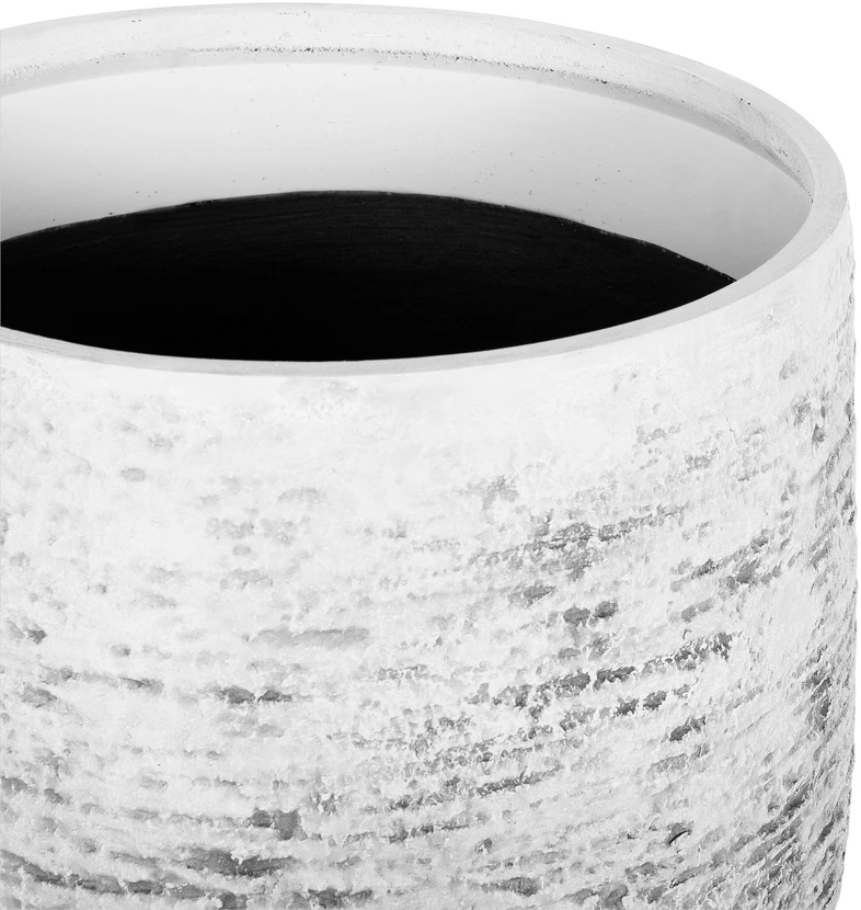 Beliani Gėlių vazonas DIONI 48 cm, šviesiai pilkas