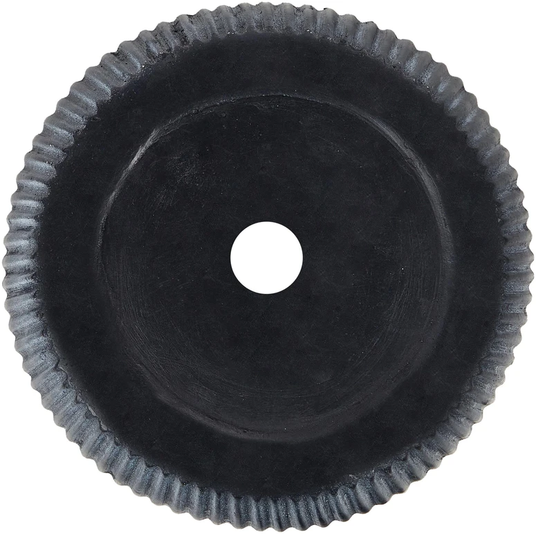Beliani Gėlių vazonas EANTIO 25 cm juodas