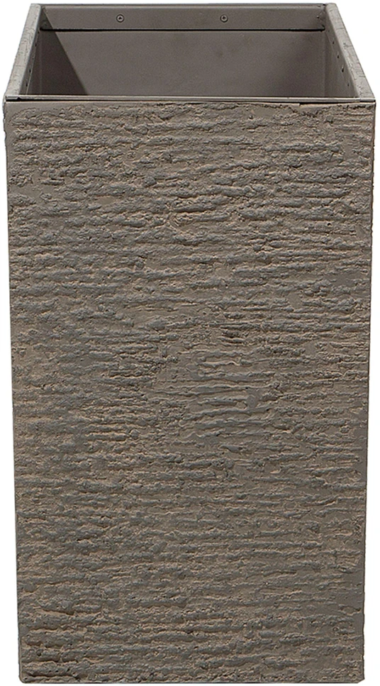 Beliani Gėlių vazonas EDESSA 80 cm tamsiai rudas