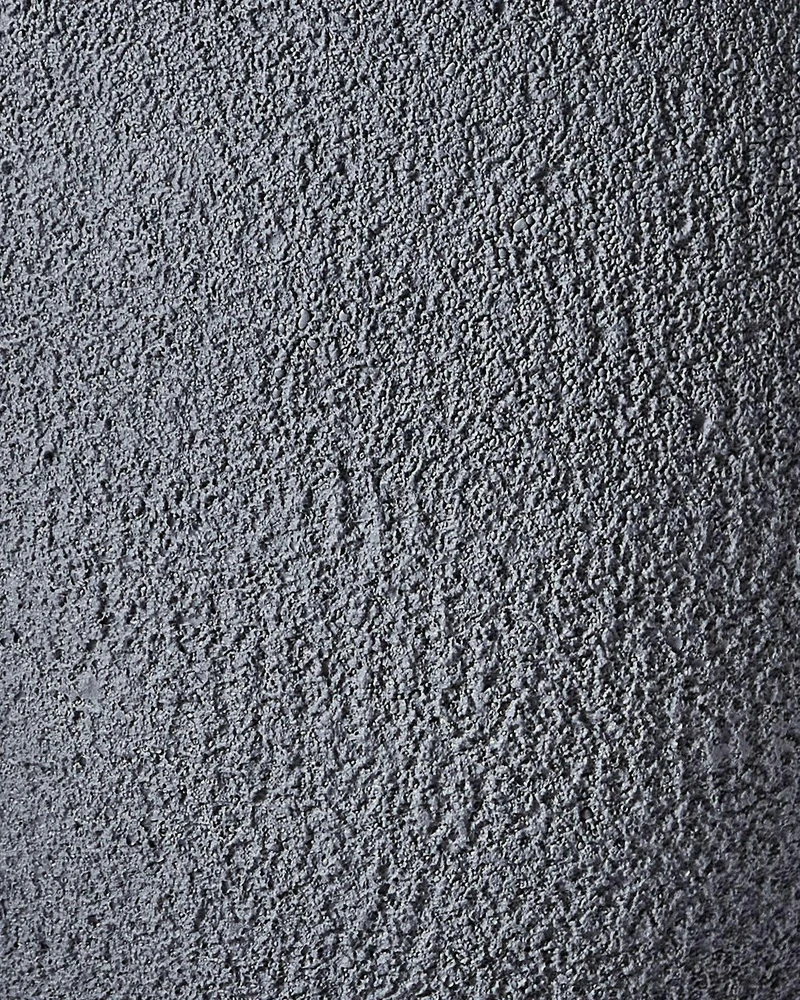 Beliani Gėlių vazonas KANNIA 55 cm Šviesiai pilkas