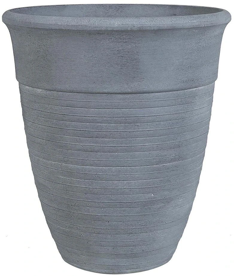 Beliani Gėlių vazonas KATALIMA 43 cm pilkas