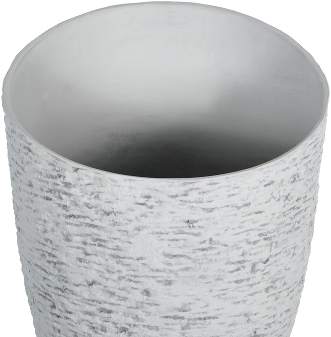 Beliani Gėlių vazonas NAXOS 44 cm pilkas