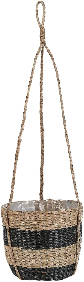 Beliani Gėlių vazonas RUFFE Jūržolė 18 cm natūralus