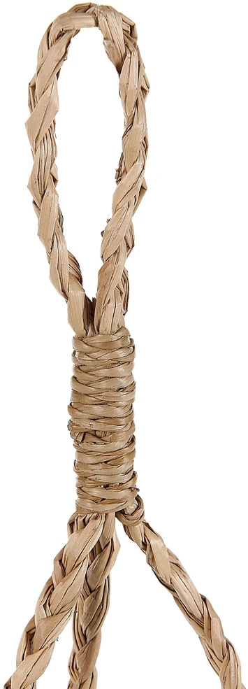 Beliani Gėlių vazonas RUFFE Jūržolė 18 cm natūralus