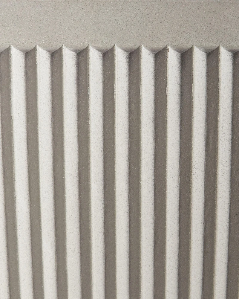 Beliani Gėlių vazonas SISAL 58 cm smėlio spalvos