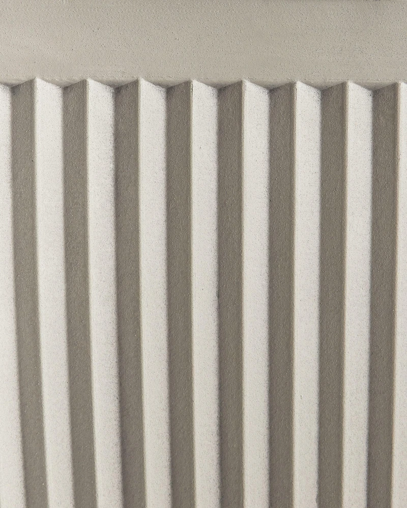 Beliani Gėlių vazonas SISAL 73 cm smėlio spalvos