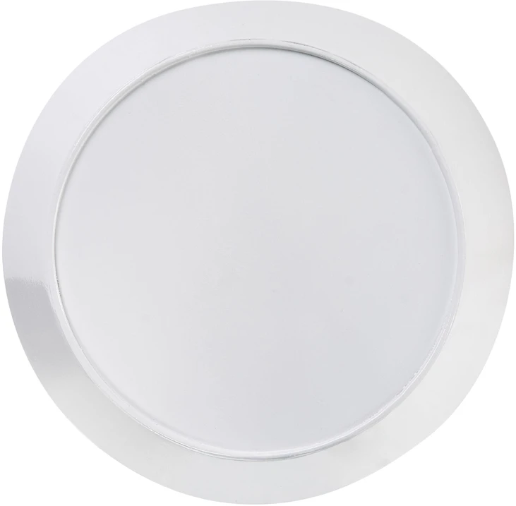 Beliani Gėlių vazonas su kojelėmis HYBRIDUM Metalinis 33 cm Baltas