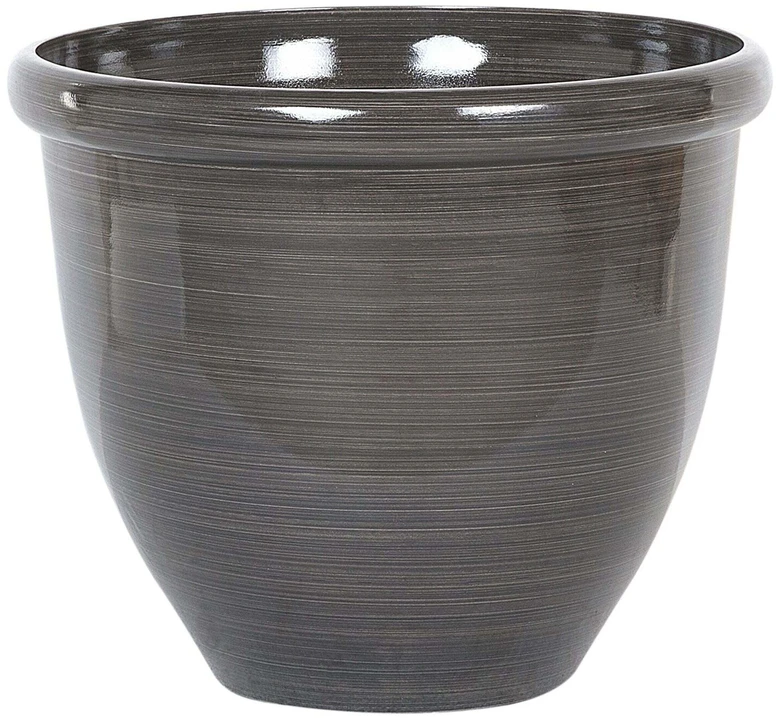 Beliani Gėlių vazonas TESALIA 44 cm rudas