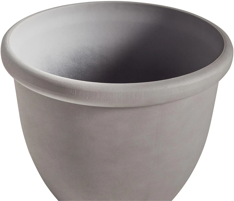Beliani Gėlių vazonas TESALIA 49 cm pilkas