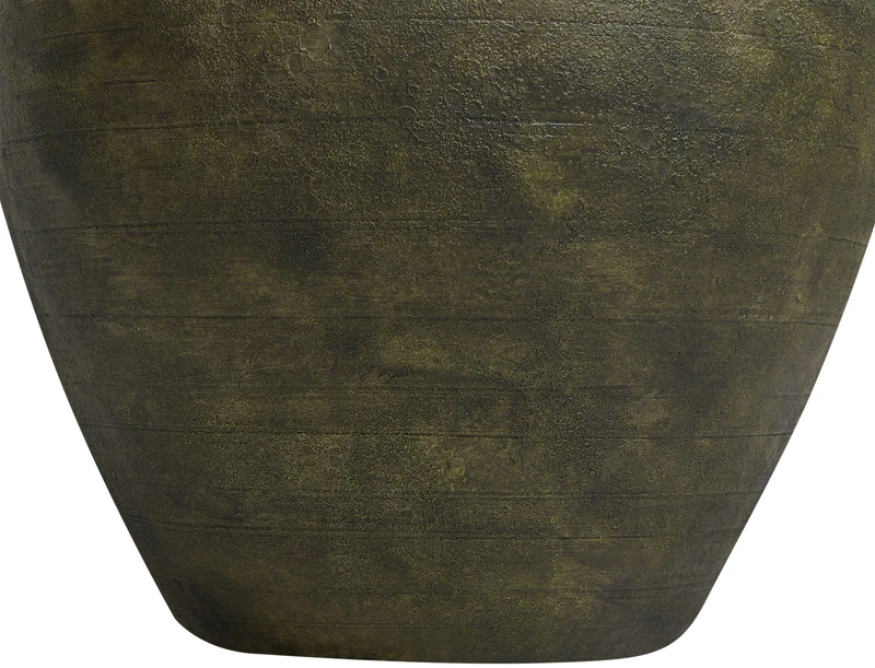 Beliani Gėlių vazonas THERISO 54 cm tamsiai žalias