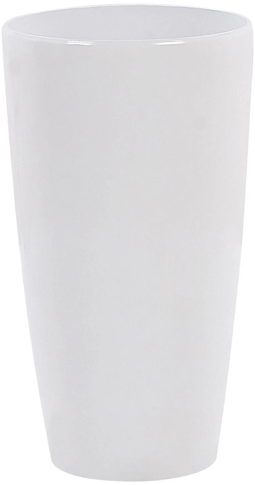 Beliani Gėlių vazonas TSERIA 40 cm baltas