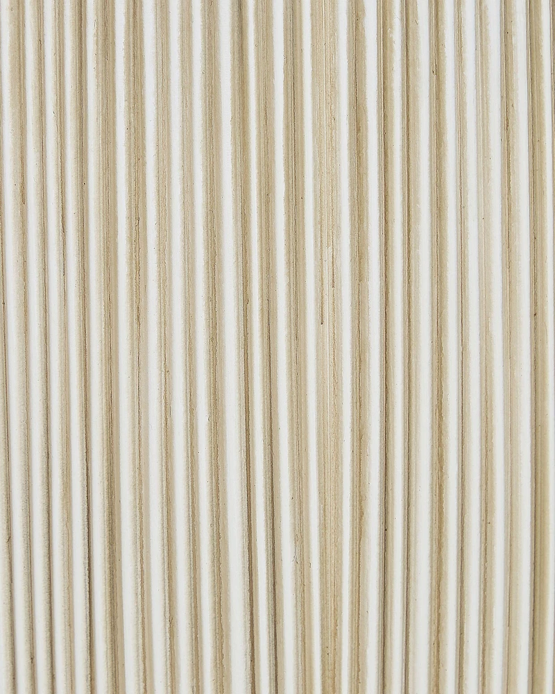 Beliani Gėlių vazonėlis CHIOS 31 cm smėlio spalvos