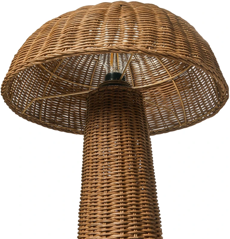 Beliani Grindinis šviestuvas ALERO Rattan natūralus
