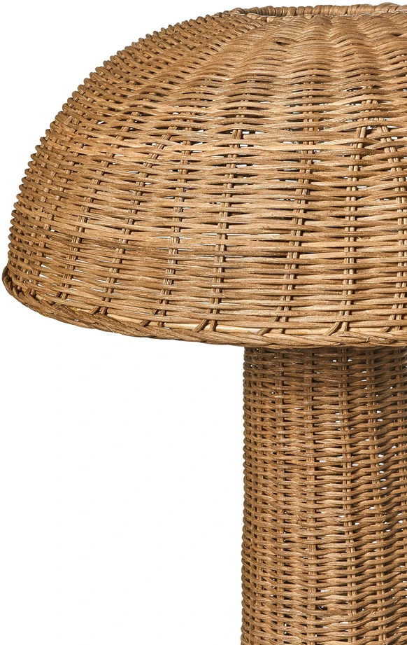 Beliani Grindinis šviestuvas ALERO Rattan natūralus