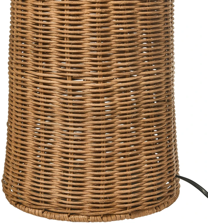 Beliani Grindinis šviestuvas ALERO Rattan natūralus