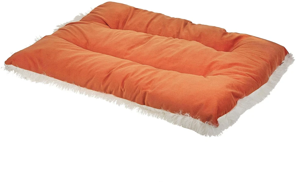 Beliani Guolis ERGANI aksominis oranžinis