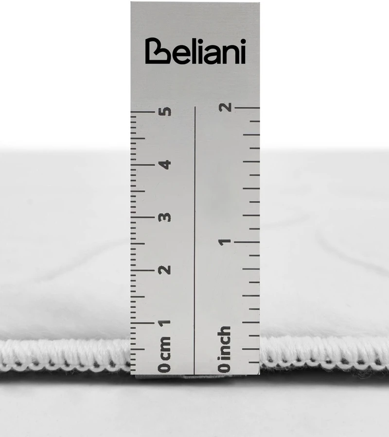 Beliani HOOD šviesiai pilkas apvalus kilimas, ø 160 cm