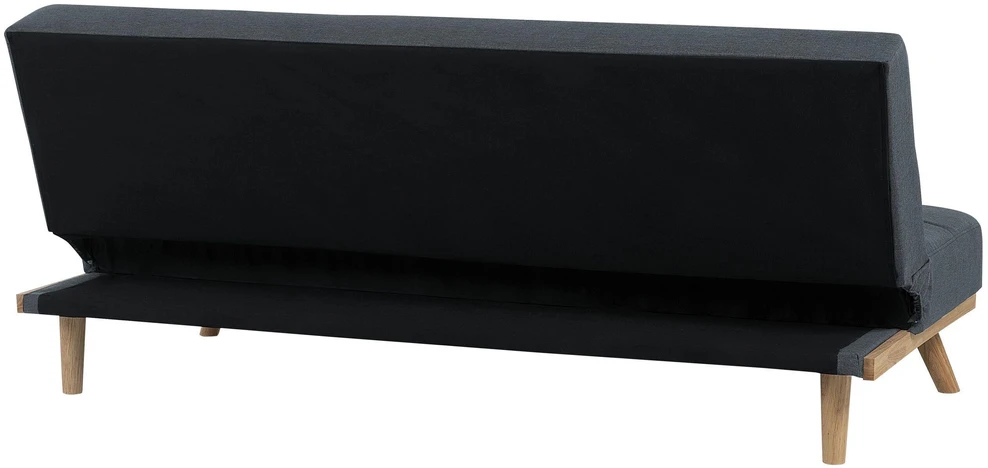 Beliani Išskleidžiama 3 vietų sofa FROYA tamsiai pilka