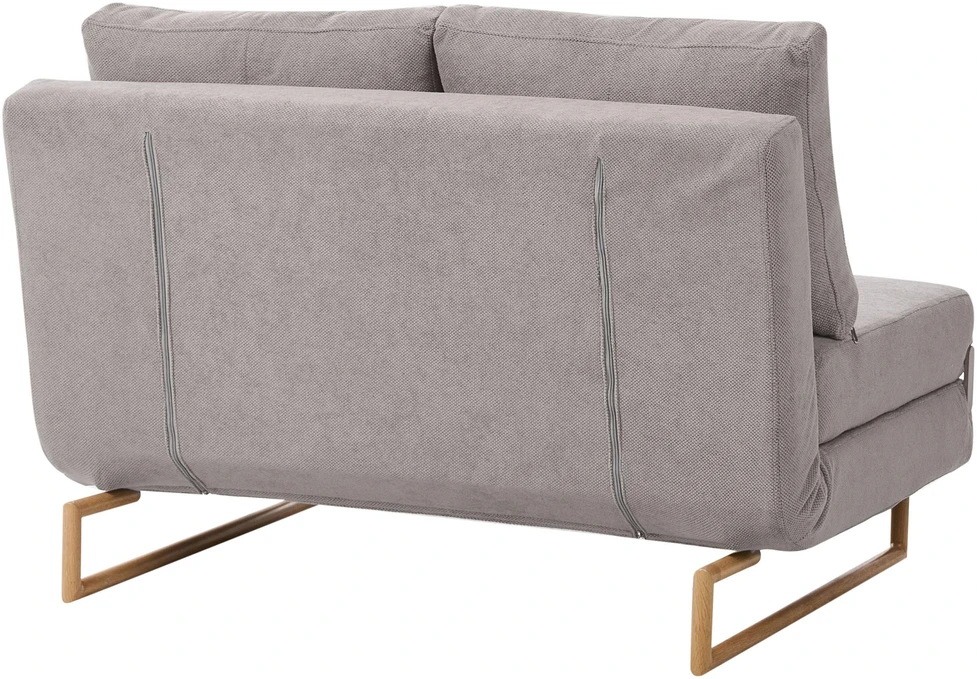 Beliani Išskleidžiama dvivietė sofa JERSLEV, pilka