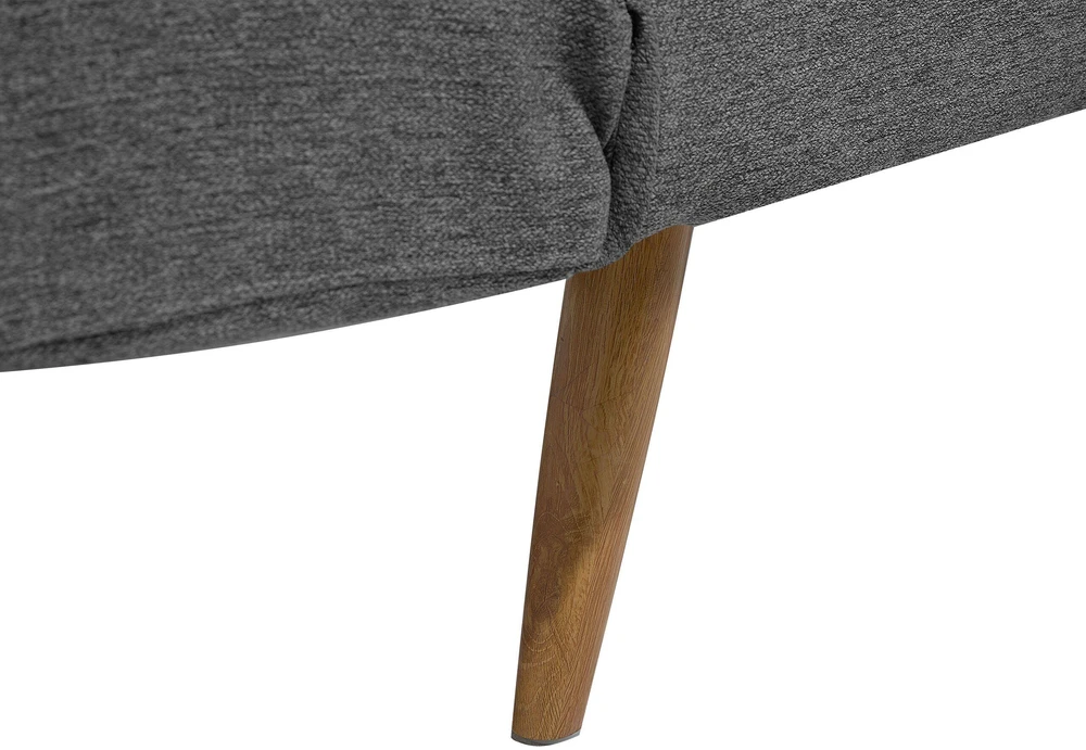 Beliani Išskleidžiama sofa 2 asmenims INGARO tamsiai pilka