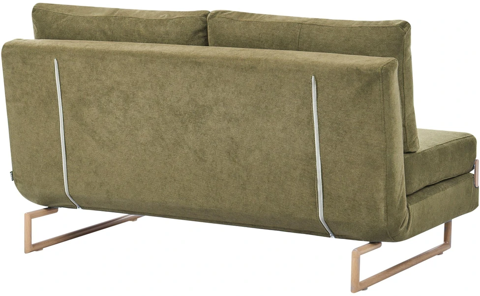Beliani Išskleidžiama sofa 3 asmenims JERSLEV Žalia