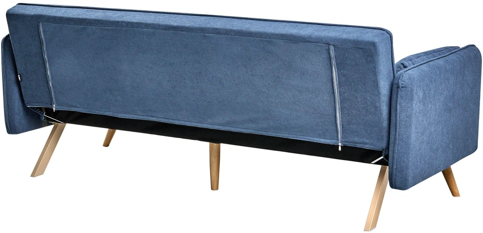 Beliani Išskleidžiama sofa ASAA, mėlyna