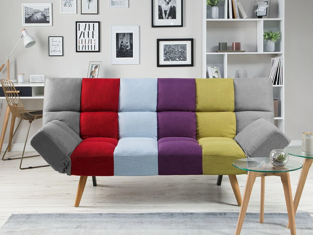Beliani Išskleidžiama sofa dviems INGARO spalvota