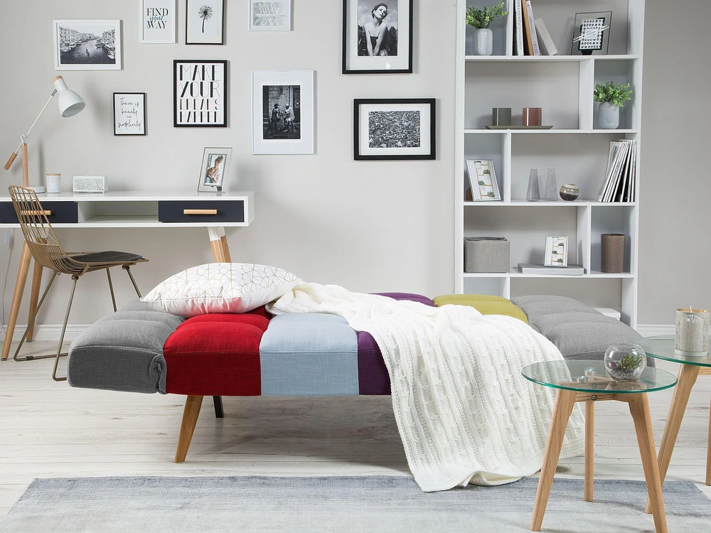 Beliani Išskleidžiama sofa dviems INGARO spalvota