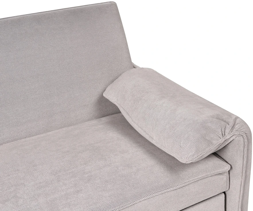 Beliani Išskleidžiama sofa HORMA pilka