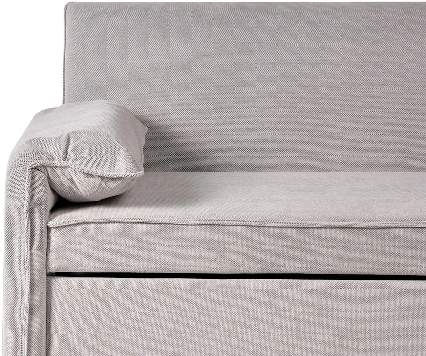 Beliani Išskleidžiama sofa HORMA pilka