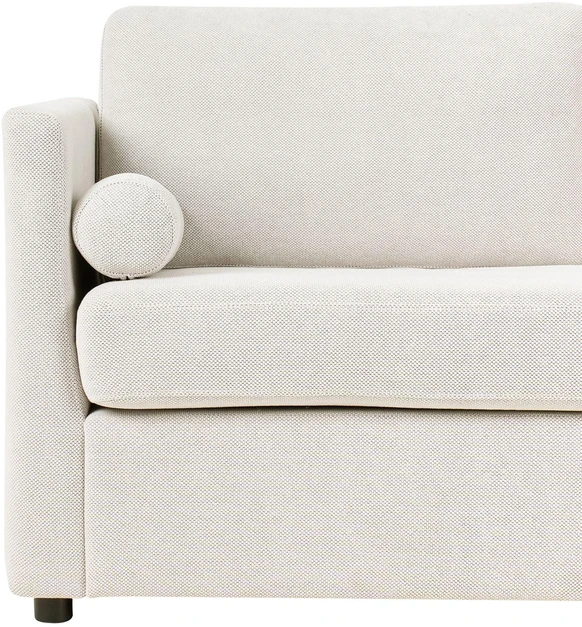 Beliani Išskleidžiama sofa INKOO, kreminė balta