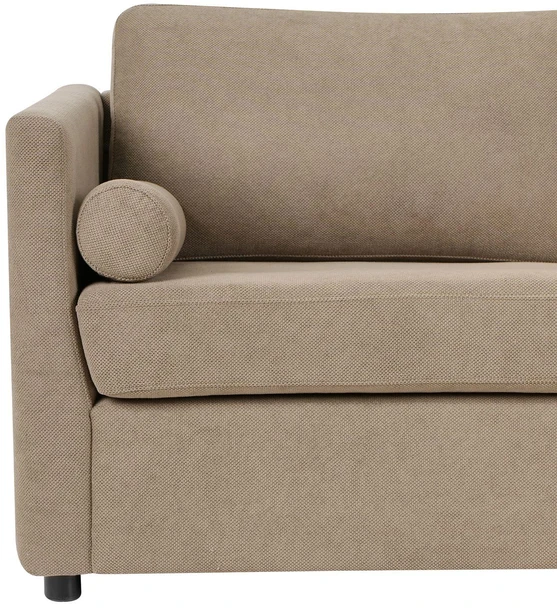 Beliani Išskleidžiama sofa INKOO, ruda