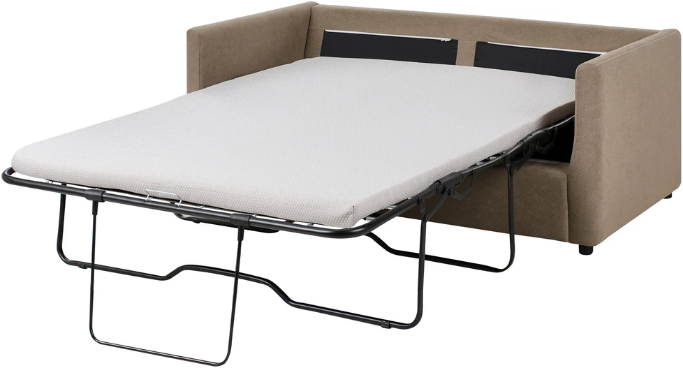 Beliani Išskleidžiama sofa INKOO, ruda