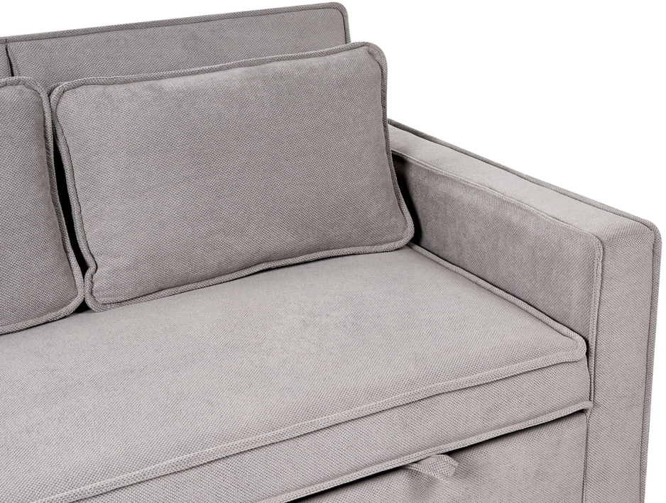 Beliani Išskleidžiama sofa UTTELA, pilka
