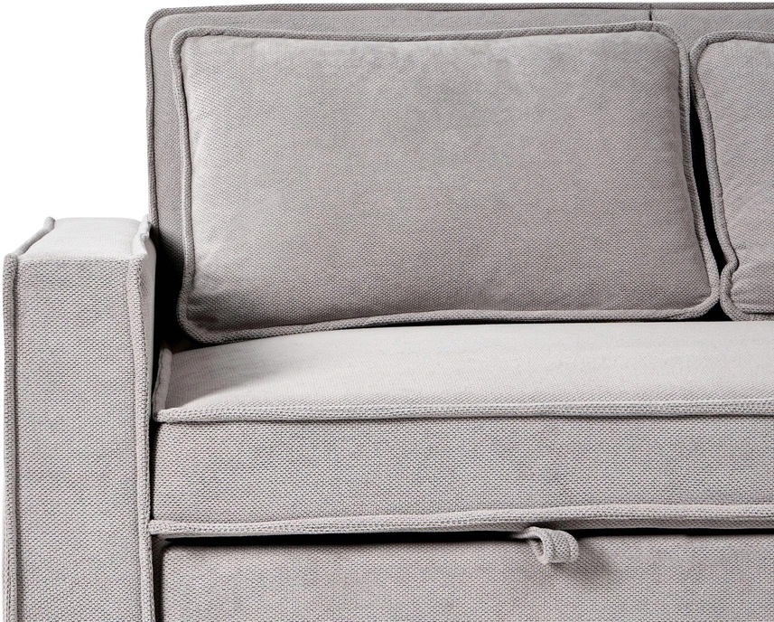Beliani Išskleidžiama sofa UTTELA, pilka