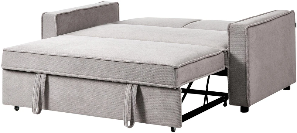 Beliani Išskleidžiama sofa UTTELA, pilka